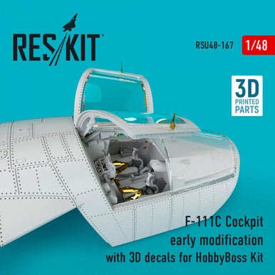 ResKit ResKit 1/48 F-111C Cockpit early modification with 3D decals for Hobby Boss Kit (1/48)