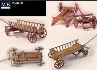 Master Box MILITARY MODEL Master Box Ltd 1/35 WWII Era Europe Farmer's Cart Kit