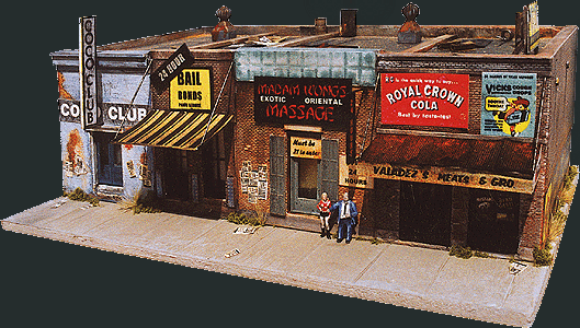 Downtown Deco MODEL TRAINS Downtown Deco HO Addams Ave. Part Two Kit