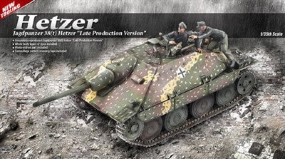 Academy MILITARY MODEL Academy 1/35 Jagdpanzer 38(t) Hetzer Late Tank Kit