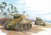 Dragon MILITARY MODEL Dragon M4A2 Tarawa Sherman Tank Okinawa (Re-Issue) 1/35