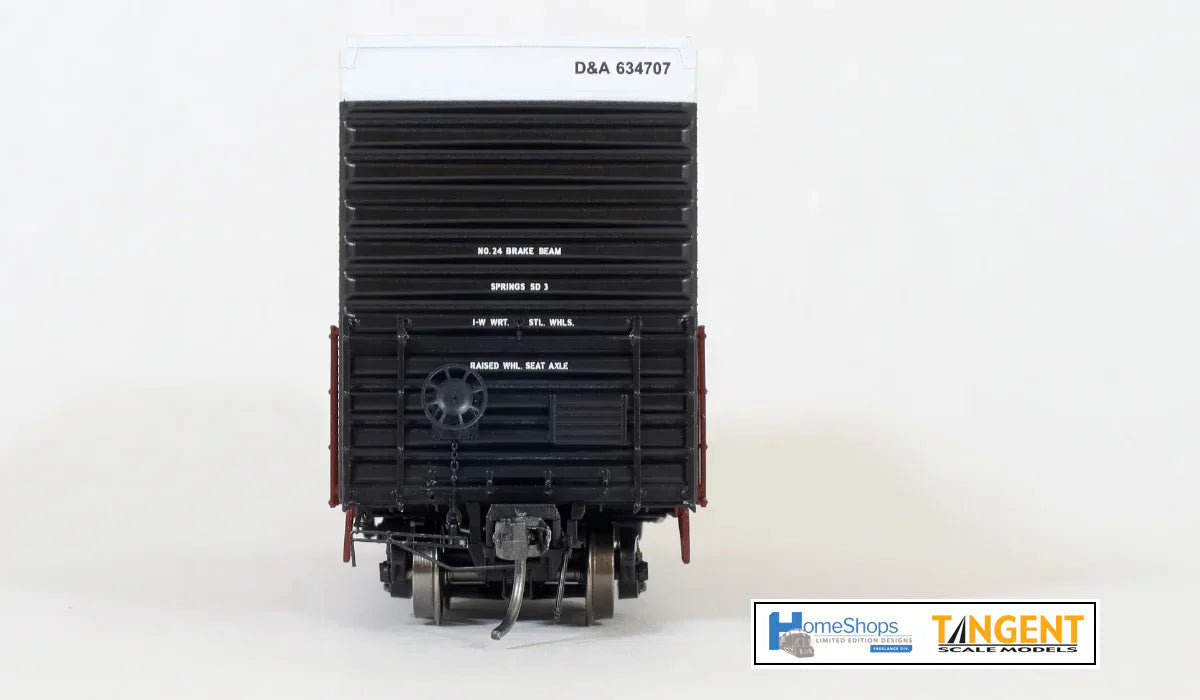 HomeShops HomeShops HFB-020-001 D&A - Delaware & Allegheny #634707 PS 40' Mini Hy Cube Boxcar HO Scale