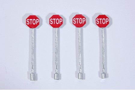 JL Innovative MODEL TRAINS JL Innovative Design HO Custom Stop Sign Red (4)