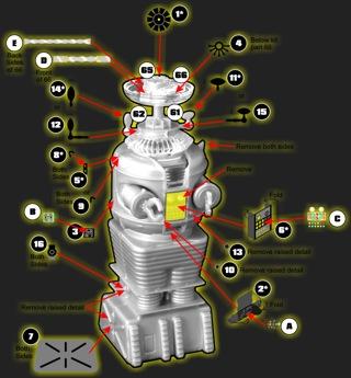 Paragraphix Details DETAIL PARTS Paragraphix Details 1/24 LiS: Robot Photo-Etch & Decal Set for MOE