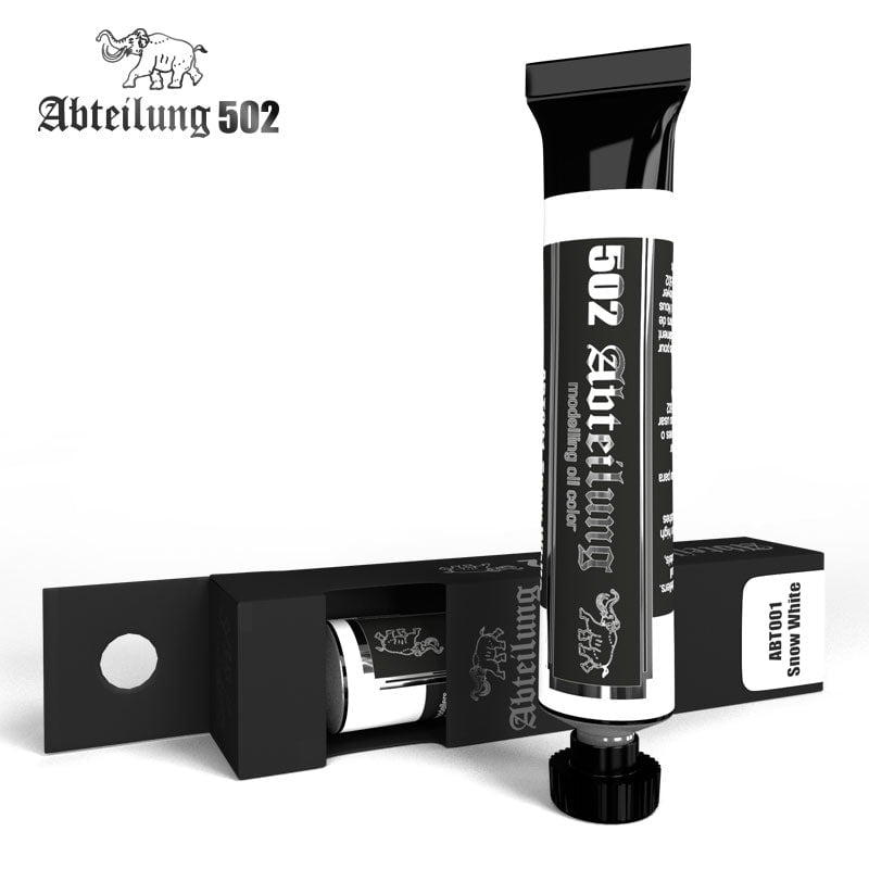 Abteilung 502 Paint - Oil Abteilung 502 1 Weathering Oil Paint Snow White 20ml Tube