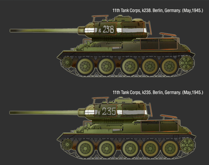 Academy MILITARY MODEL Academy 1/35 T34/85 No.183 Factory Tank Berlin 1945 Kit