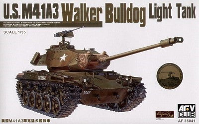 AFV Club MILITARY MODEL AFV Club 1/35 WWII US M41A3 Walker Bulldog Light Tank Kit