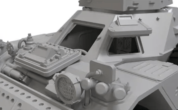 Airfix MILITARY MODEL Airfix 1/35 Ferret Mk 2 Scout Car Kit Kit