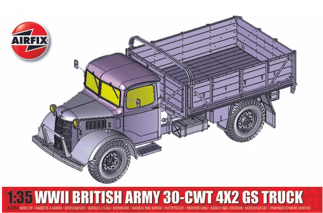 Airfix MILITARY MODEL Airfix 1/35 WWII British Army 30cwt 4x2 GS Truck Kit