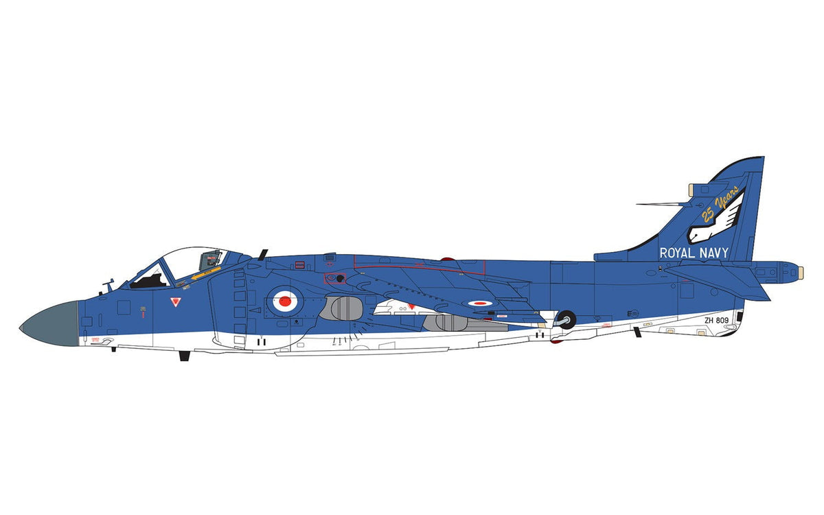 Airfix MODEL AIRCRAFT Airfix Aircraft 1/72 BAe Sea Harrier FA2 Fighter (Re-Issue) Kit