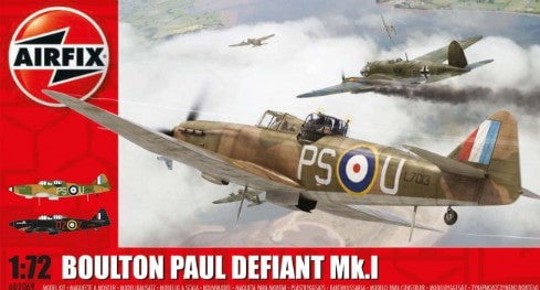 Airfix MODEL AIRPLANES Airfix 1/72 Boulton Paul Defiant Mk I Fighter Kit
