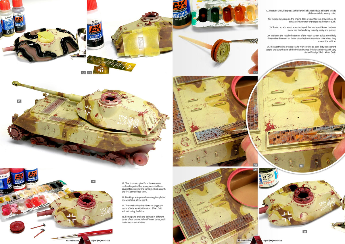 AK Interactive HOBBY PAINTS AK Interactive Books - Paper Panzer: Prototypes & What if Tanks Book