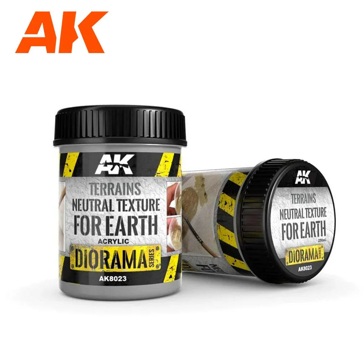 AK Interactive HOBBY PAINTS AK Interactive Diorama Series: Terrains Neutral Texture for Earth Acrylic 250ml Bottle