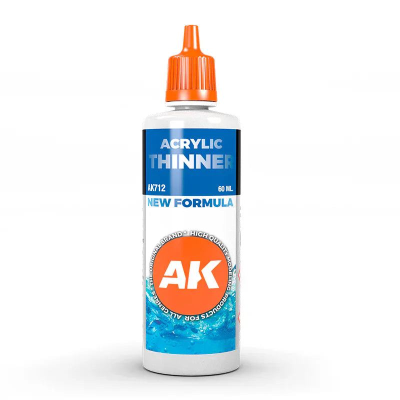 AK Interactive MODEL PAINTS AK Interactive Acrylic Thinner 60ml Bottle