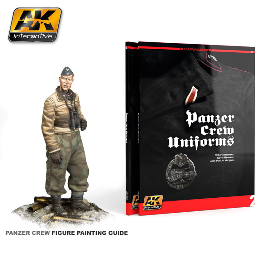 AK Interactive MODEL PAINTS AK Interactive Panzer Crew Uniforms Painting Guide Book