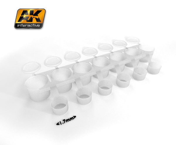 AK Interactive MODEL PAINTS AK Interactive Small Mix Addict (7w/lids, 6 w/o)