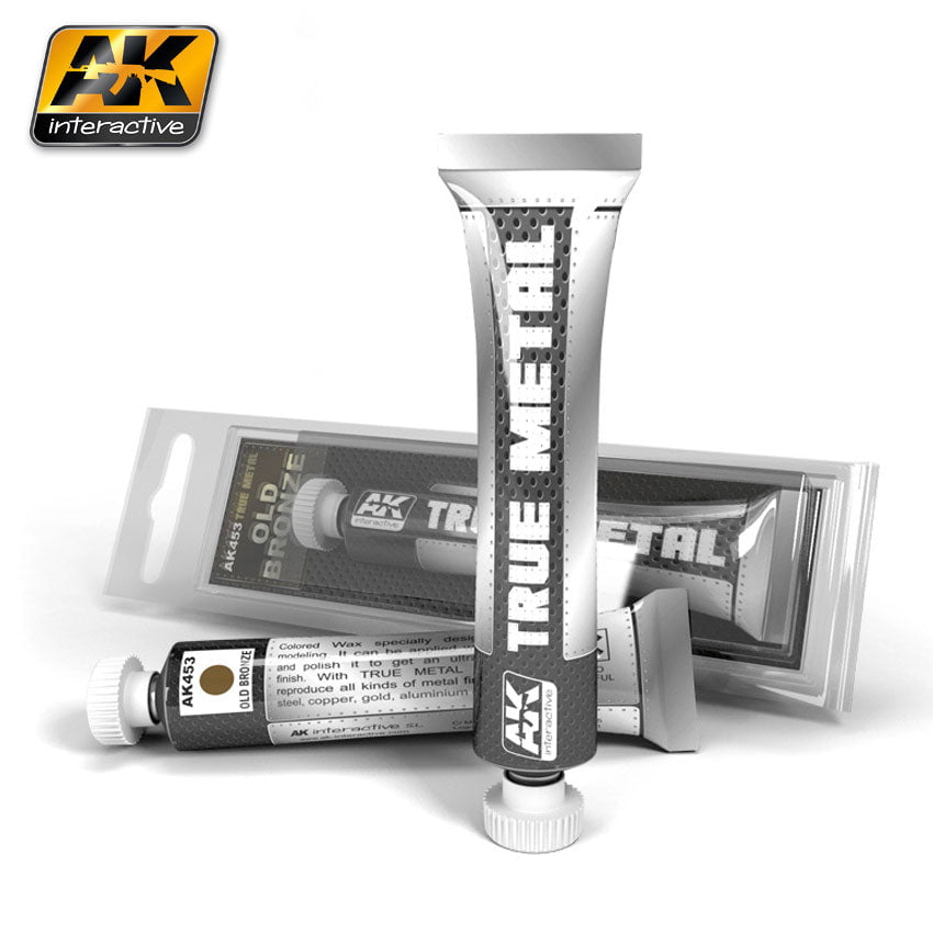 AK Interactive MODEL PAINTS AK Interactive True Metal Wax Old Bronze 20ml Tube