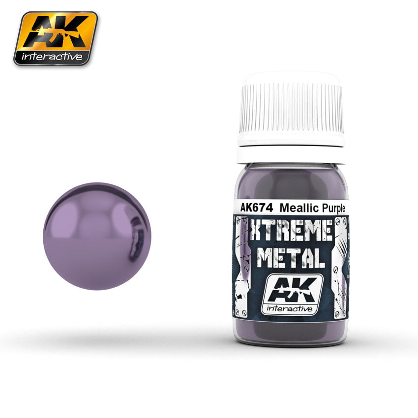 AK Interactive MODEL PAINTS AK Interactive Xtreme Metal Purple Metallic Paint 30ml Bottle
