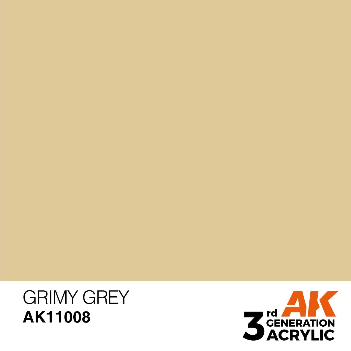 AK Interactive Paint AK Interactive AK11008 3G Grimy Gray Acrylic Paint 17ml