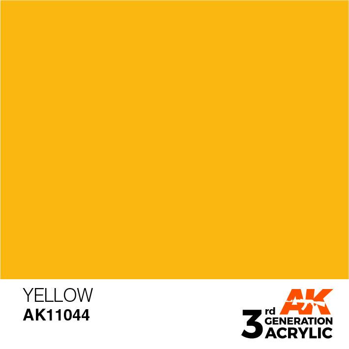 AK Interactive Paint AK Interactive AK11044 3G Yellow Acrylic Paint 17ml