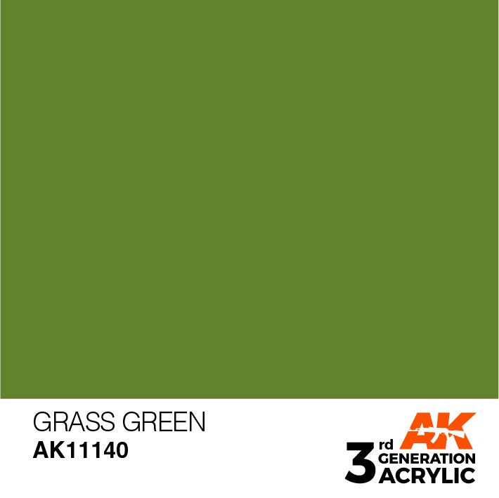 AK Interactive Paint AK Interactive AK11140 3G Grass Green Acrylic Paint 17ml