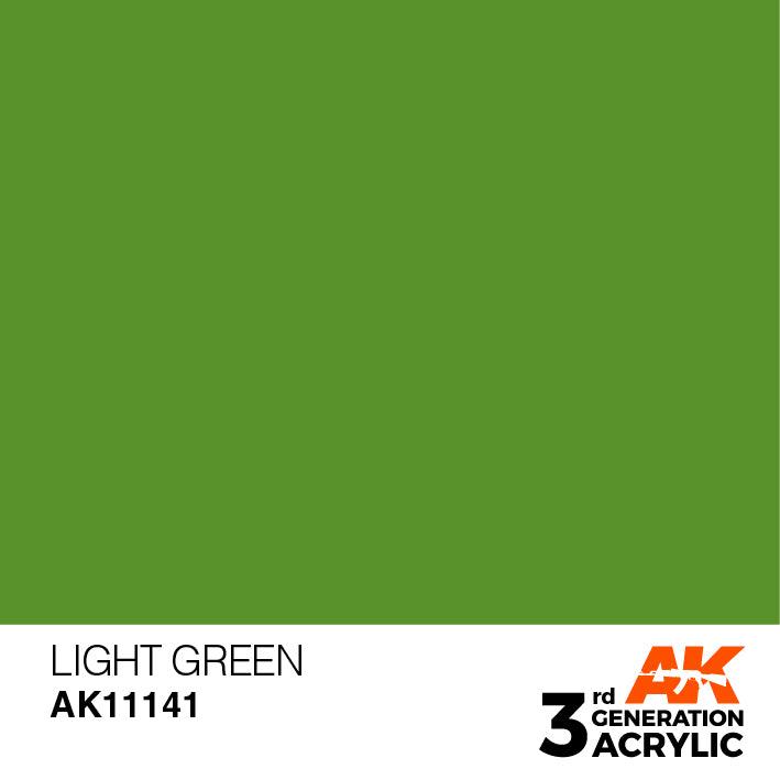 AK Interactive Paint AK Interactive AK11141 3G Light Green Acrylic Paint 17ml