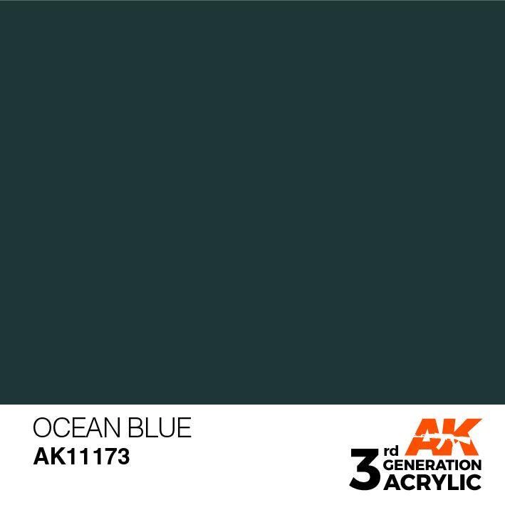 AK Interactive Paint AK Interactive AK11173 3G Ocean Blue Acrylic Paint 17ml