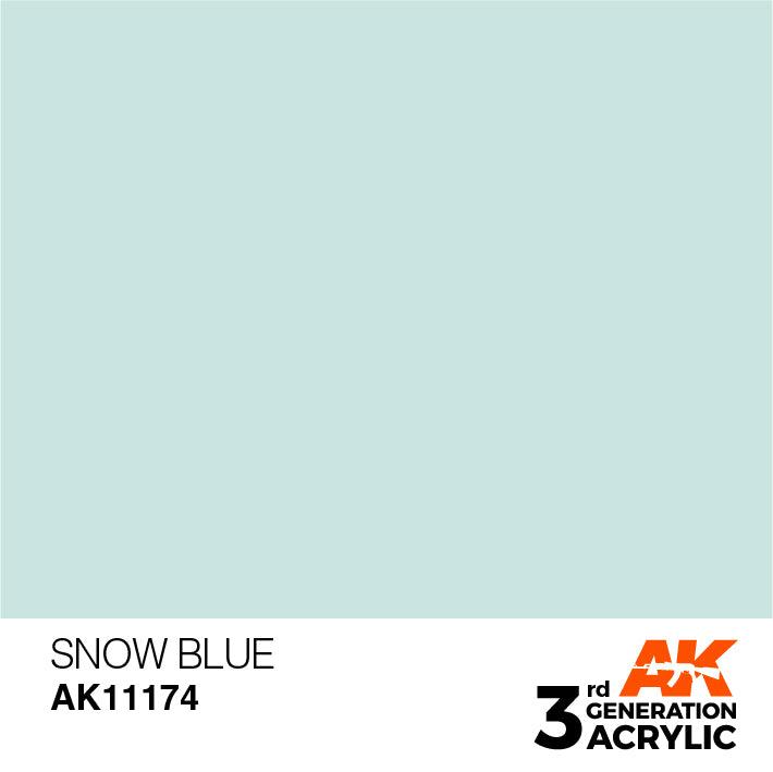 AK Interactive Paint AK Interactive AK11174 3G Snow Blue Acrylic Paint 17ml