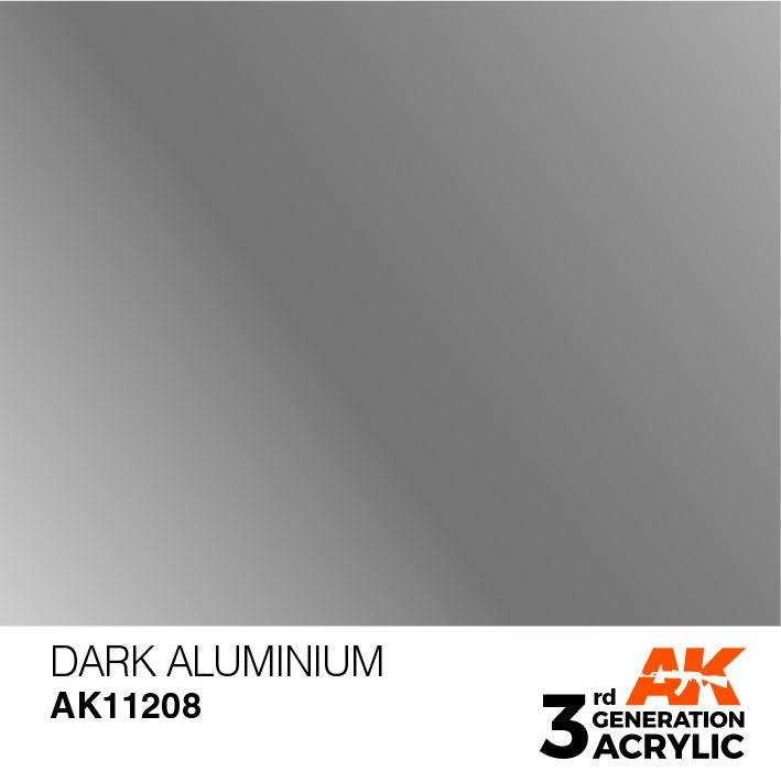 AK Interactive Paint AK Interactive AK11208 3G Dark Aluminum Acrylic Paint 17ml