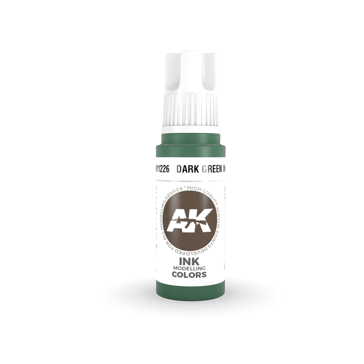 AK Interactive Paint AK Interactive AK11226 3G Dark Green Ink Acrylic Paint 17ml