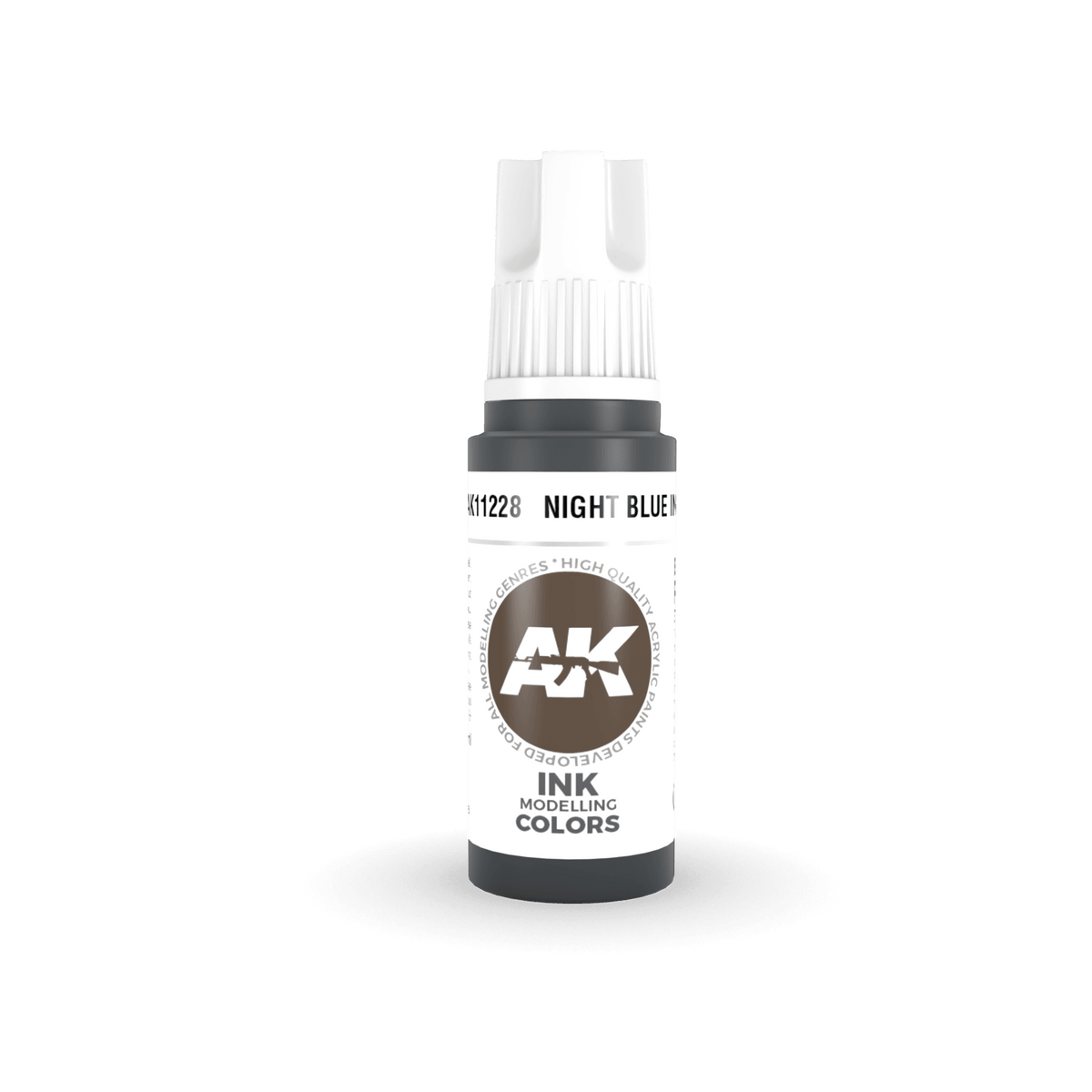 AK Interactive Paint AK Interactive AK11228 3G Night Blue Ink Acrylic Paint 17ml
