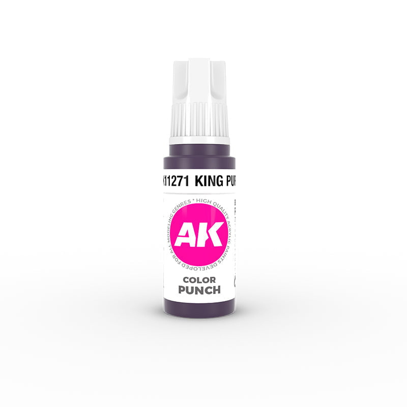 AK Interactive Paint AK Interactive AK11271 3G King Purple Punch Color Paint 17ml