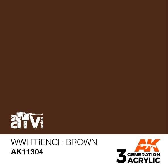AK Interactive Paint AK Interactive AK11304 3G AFV WWI French Brown Paint 17ml
