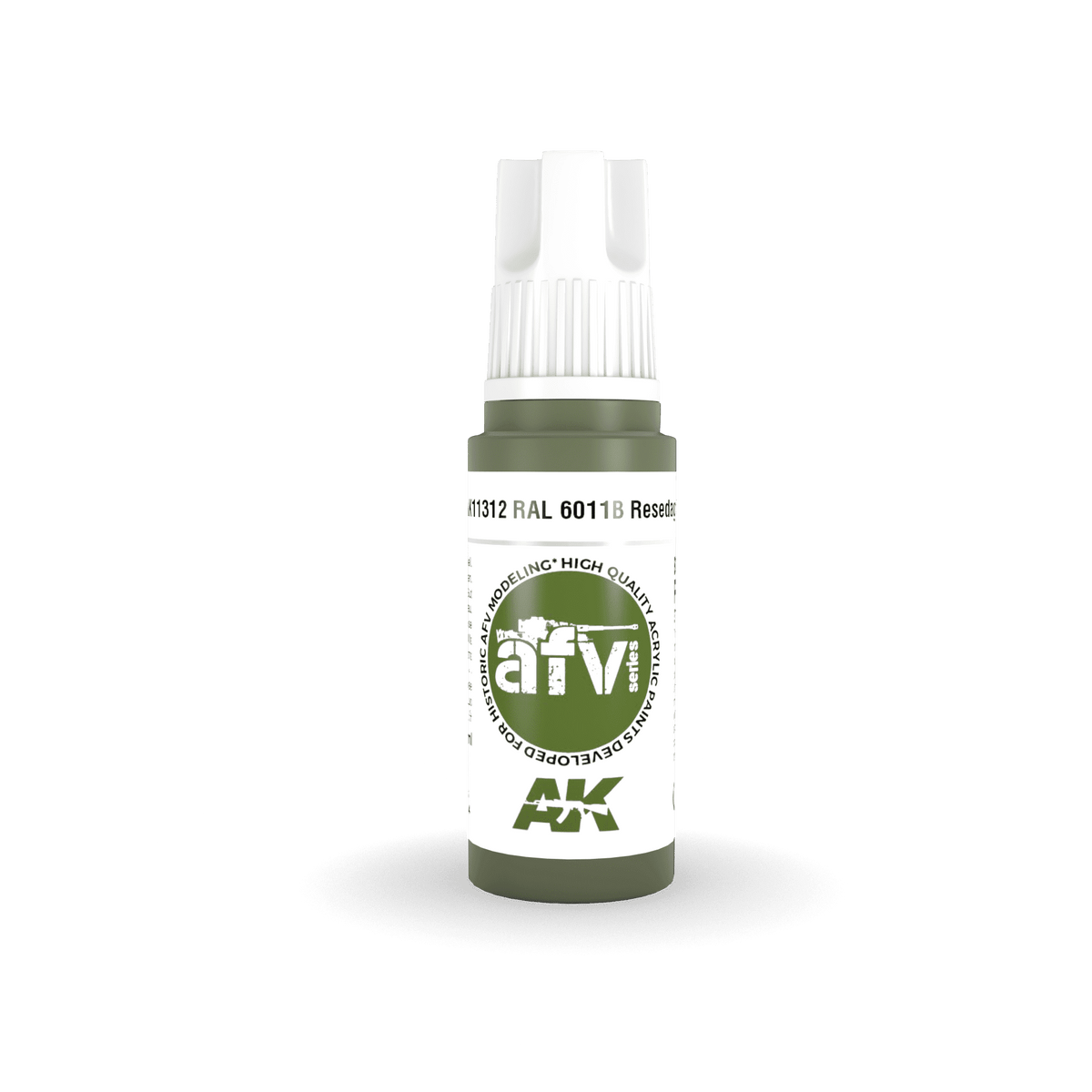 AK Interactive Paint AK Interactive AK11312 3G AFV RAL 6011B Resedagrun Paint 17ml