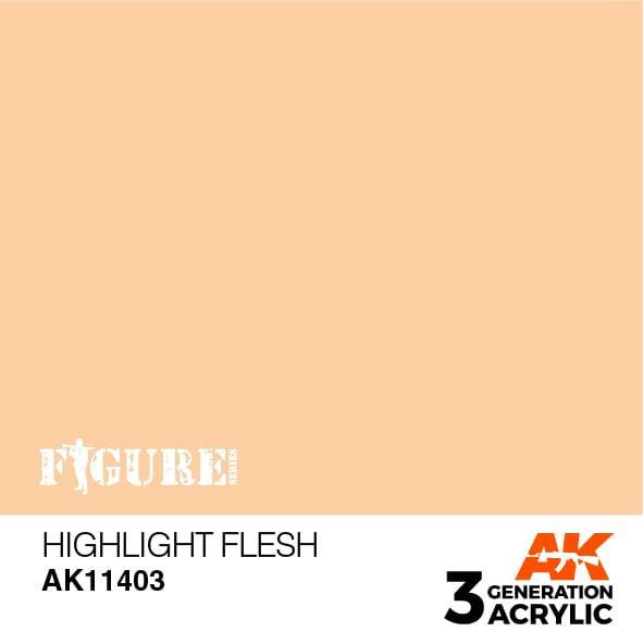 AK Interactive Paint AK Interactive AK11403 3G Figure Highlight Flesh Paint 17ml