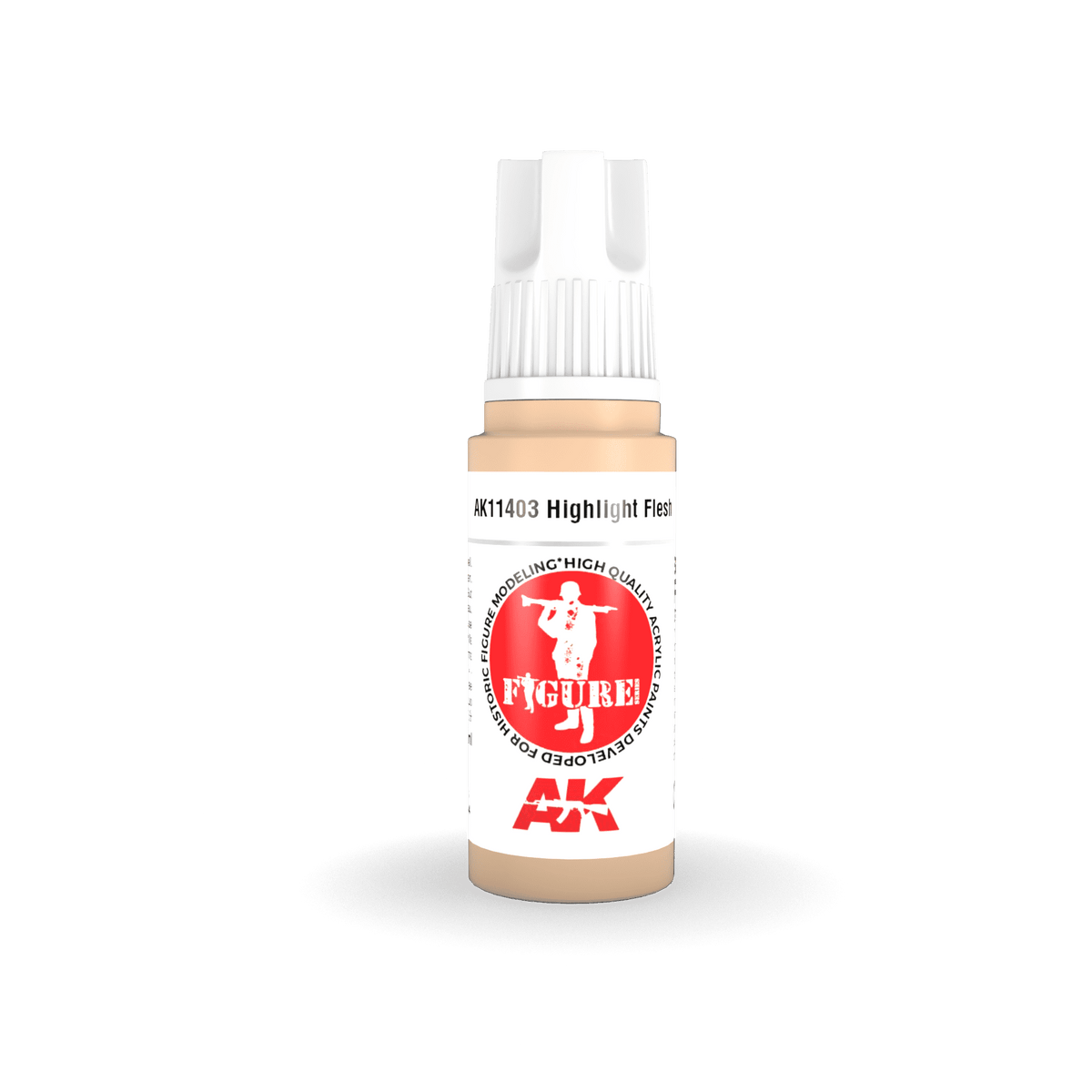AK Interactive Paint AK Interactive AK11403 3G Figure Highlight Flesh Paint 17ml