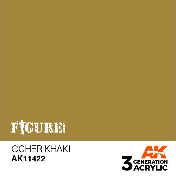 AK Interactive Paint AK Interactive AK11422 3G Figure Ocher Khaki Paint 17ml