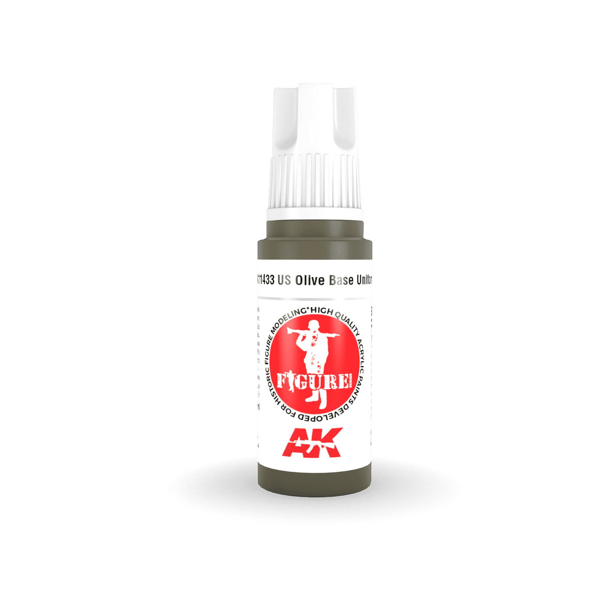 AK Interactive Paint AK Interactive AK11433 3G Figure US Olive Base Uniform Paint 17ml