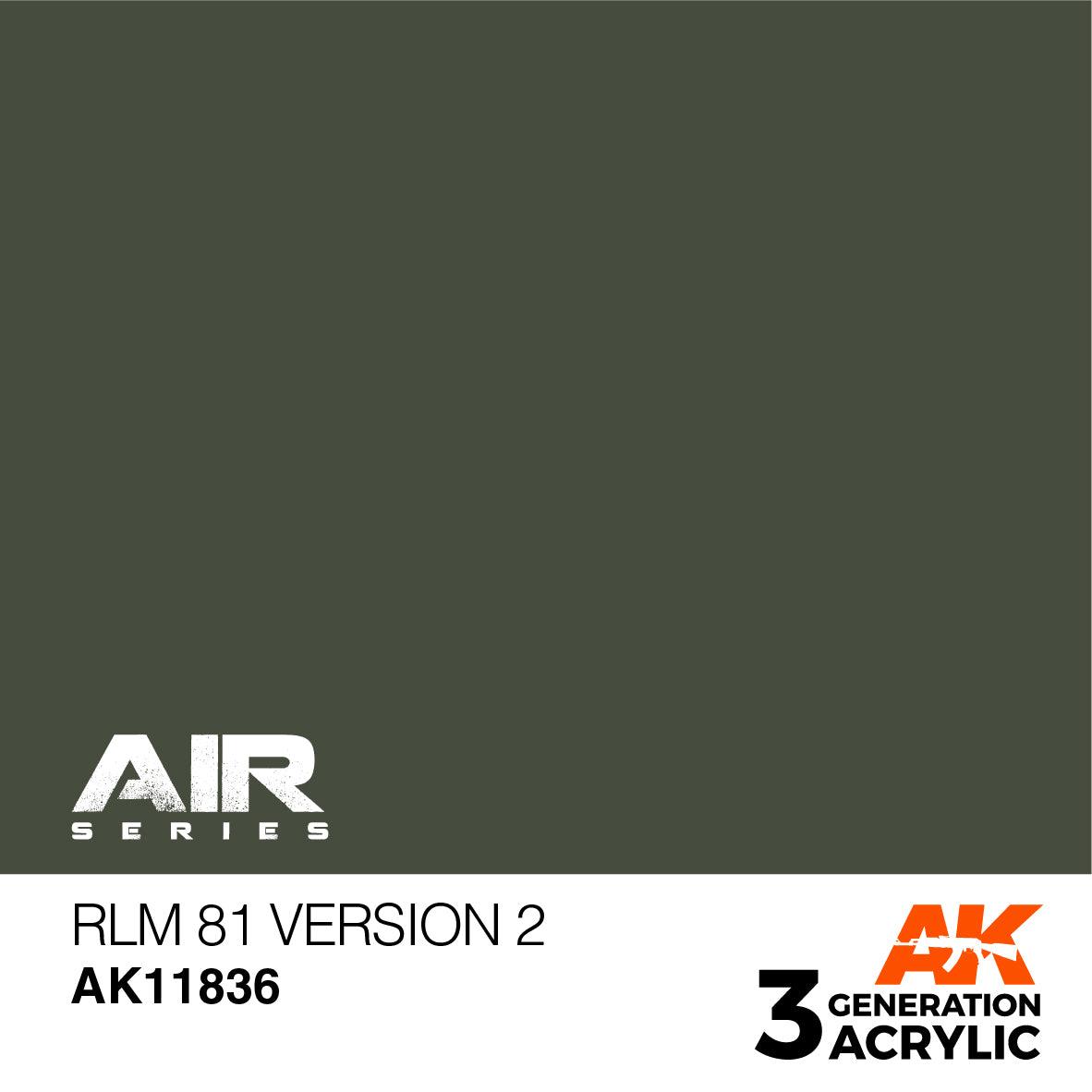 AK Interactive Paint AK Interactive AK11836 3G Air RLM 81 Version 2 Paint 17ml