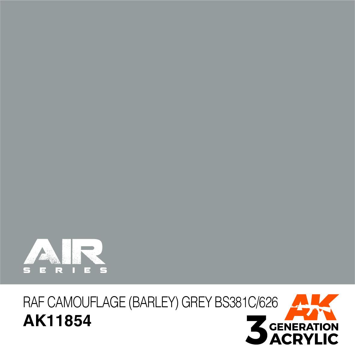 AK Interactive Paint AK Interactive AK11854 3G Air RAF Camouflage (Barley) Grey BS381C/626 Paint 17ml