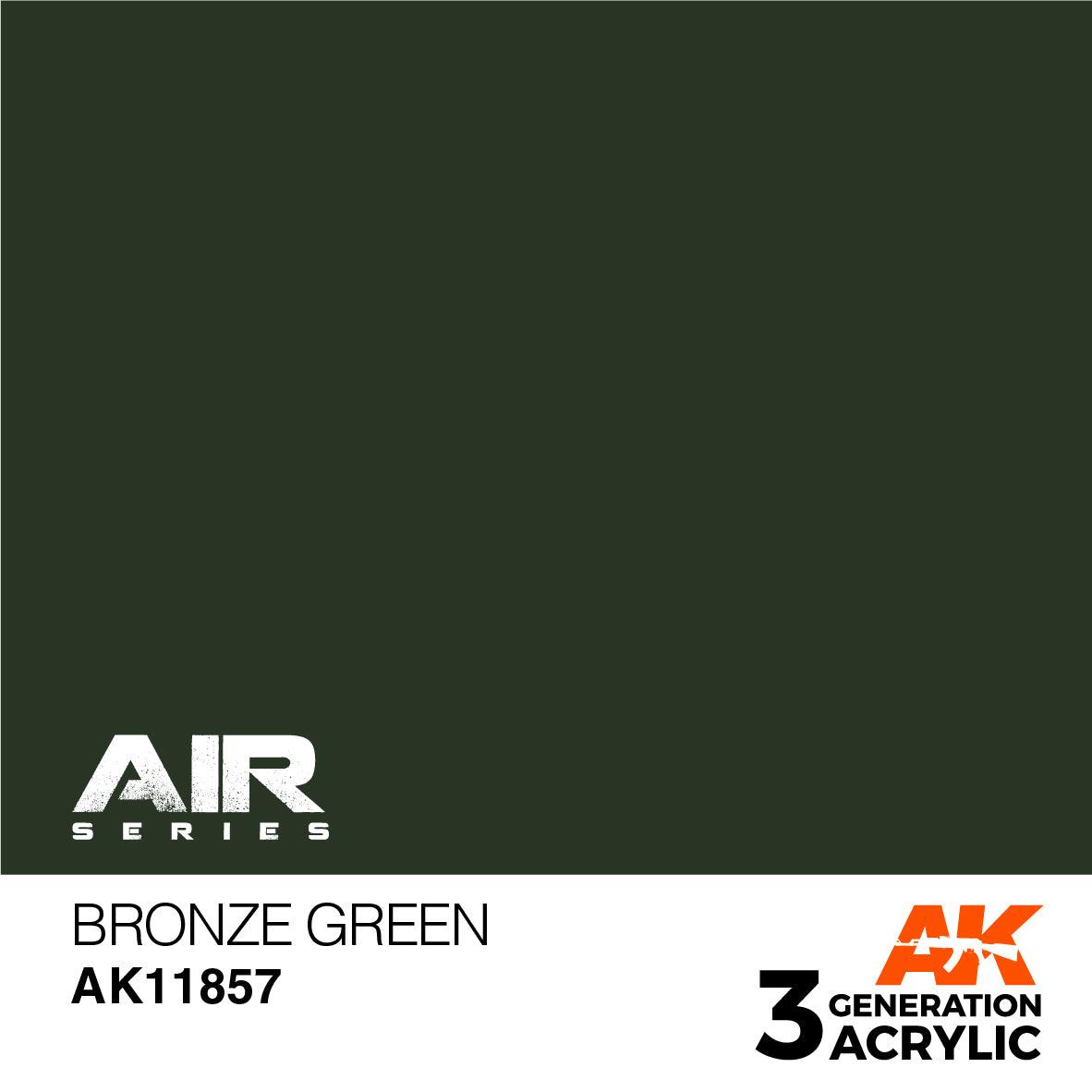 AK Interactive Paint AK Interactive AK11857 3G Air Bronze Green Paint 17ml