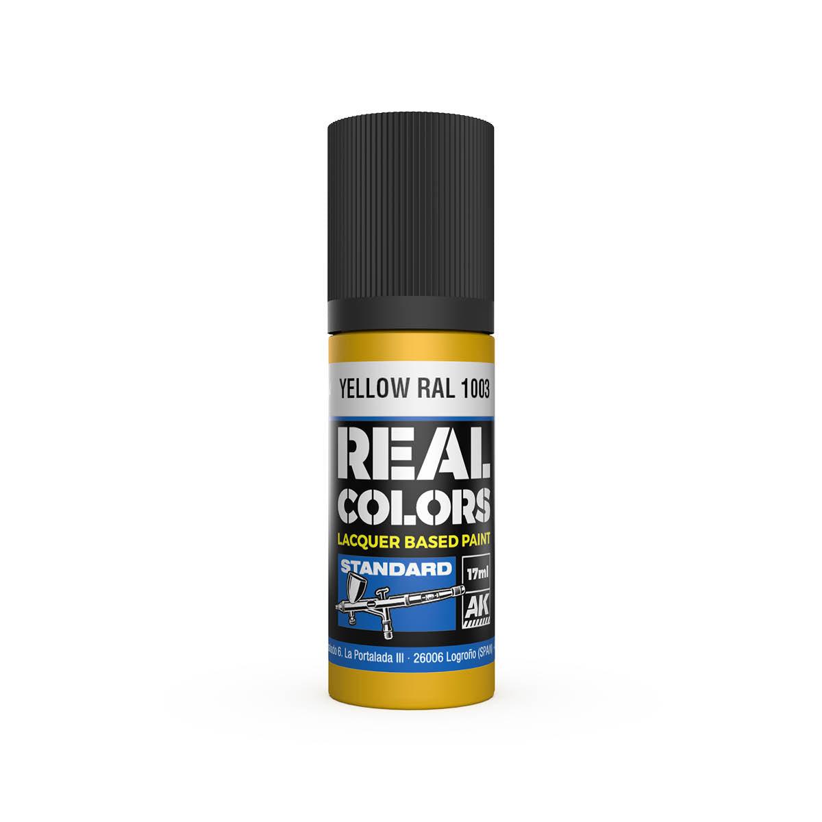 AK Interactive Paint AK Interactive RC814 Real Colors Yellow RAL 1003 Paint 17ml