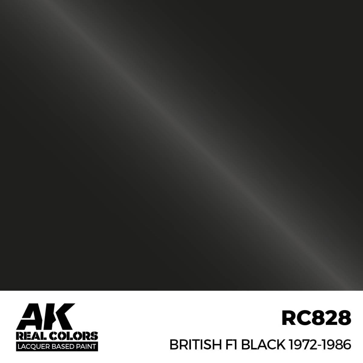 AK Interactive Paint AK Interactive RC828 Real Colors British F1 Black 1972-1986 Paint 17ml