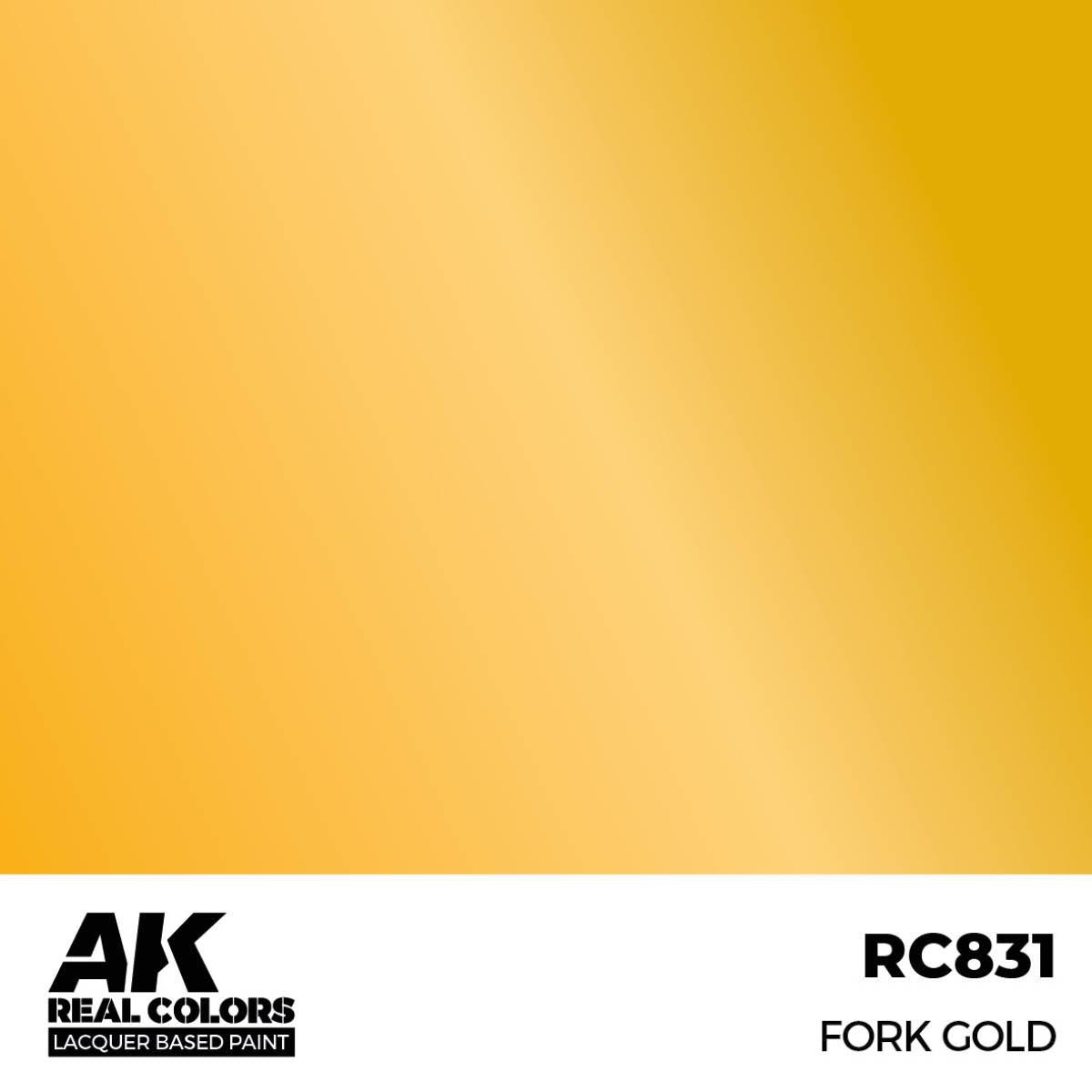 AK Interactive Paint AK Interactive RC831 Real Colors Fork Gold Paint 17ml