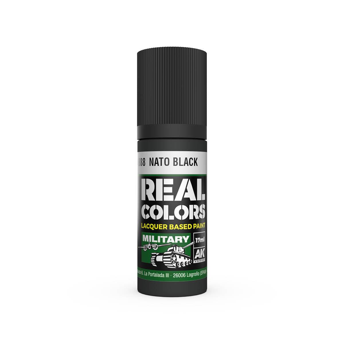 AK Interactive Paint AK Interactive RC888 Real Colors NATO Black Paint 17ml