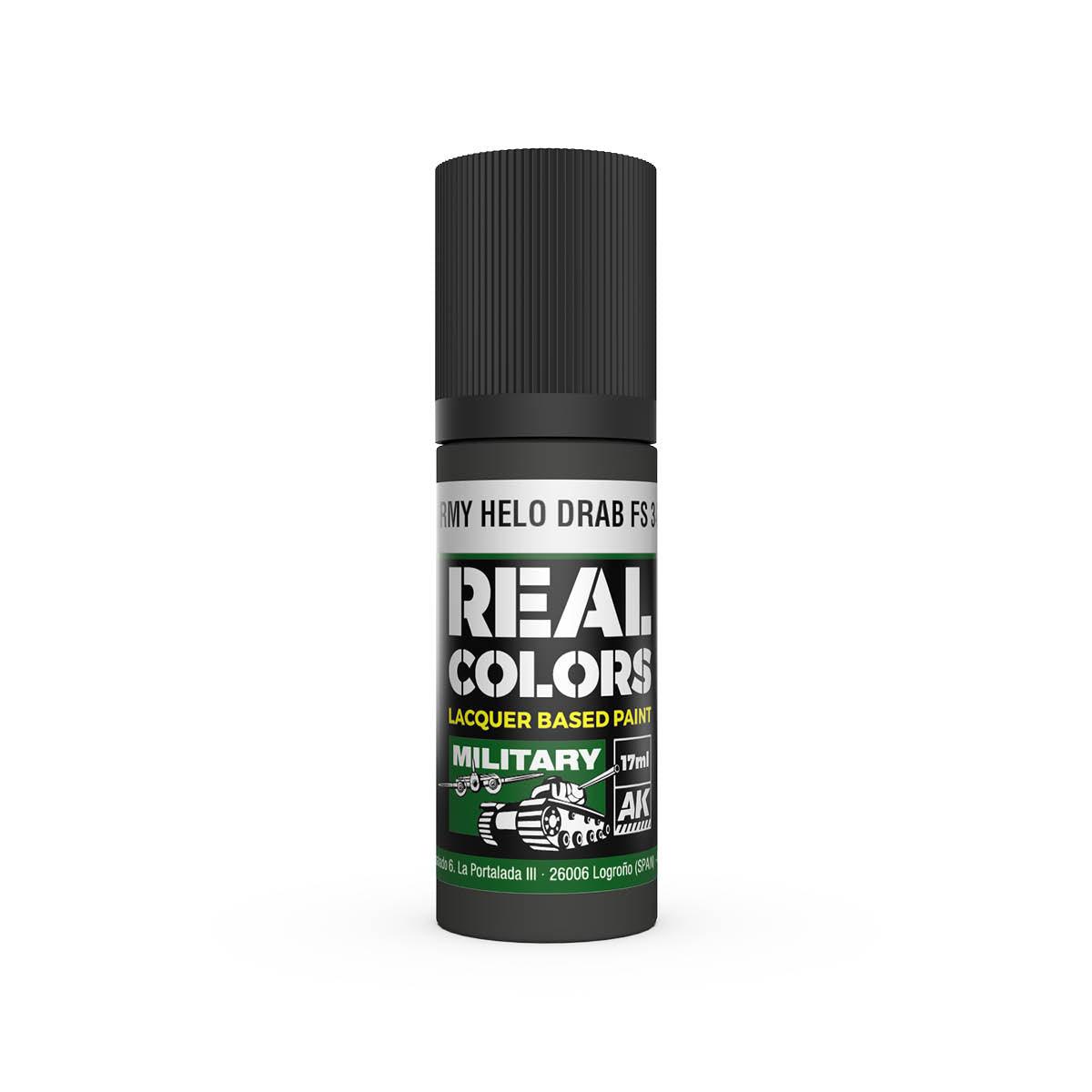 AK Interactive Paint AK Interactive RC899 Real Colors US Army Helo Drab FS 34031 Paint 17ml