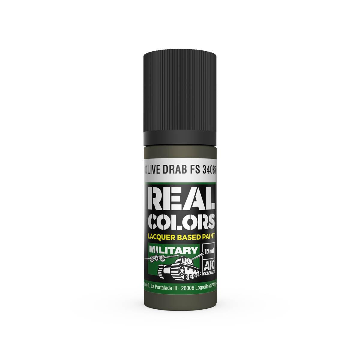 AK Interactive Paint AK Interactive RC901 Real Colors Olive Drab FS 34087 Paint 17ml