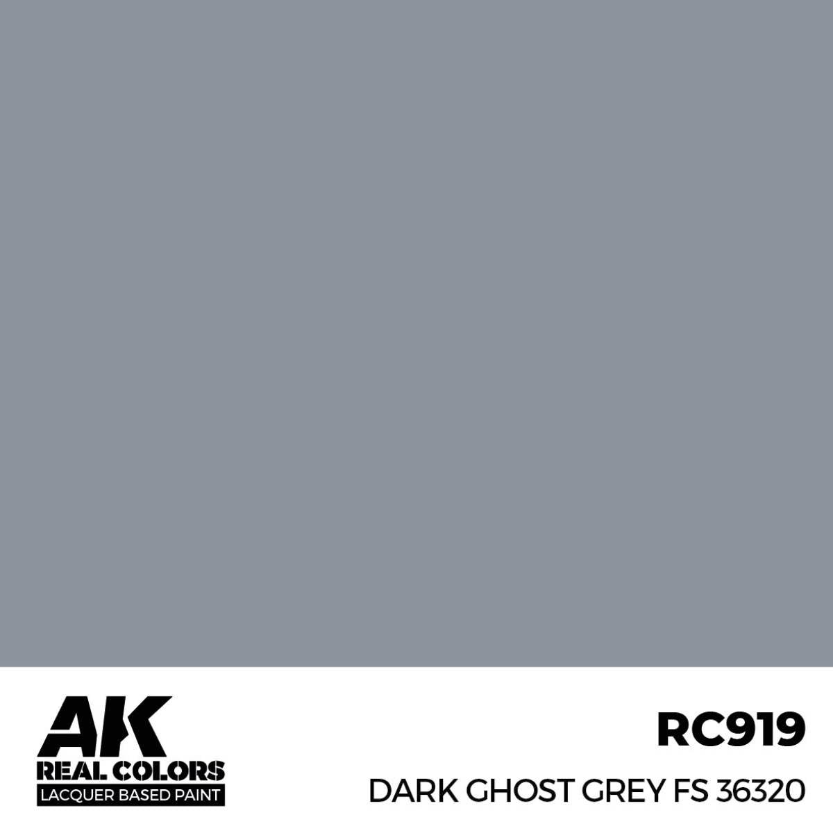 AK Interactive Paint AK Interactive RC919 Real Colors Dark Ghost Grey FS 36320 Paint 17ml