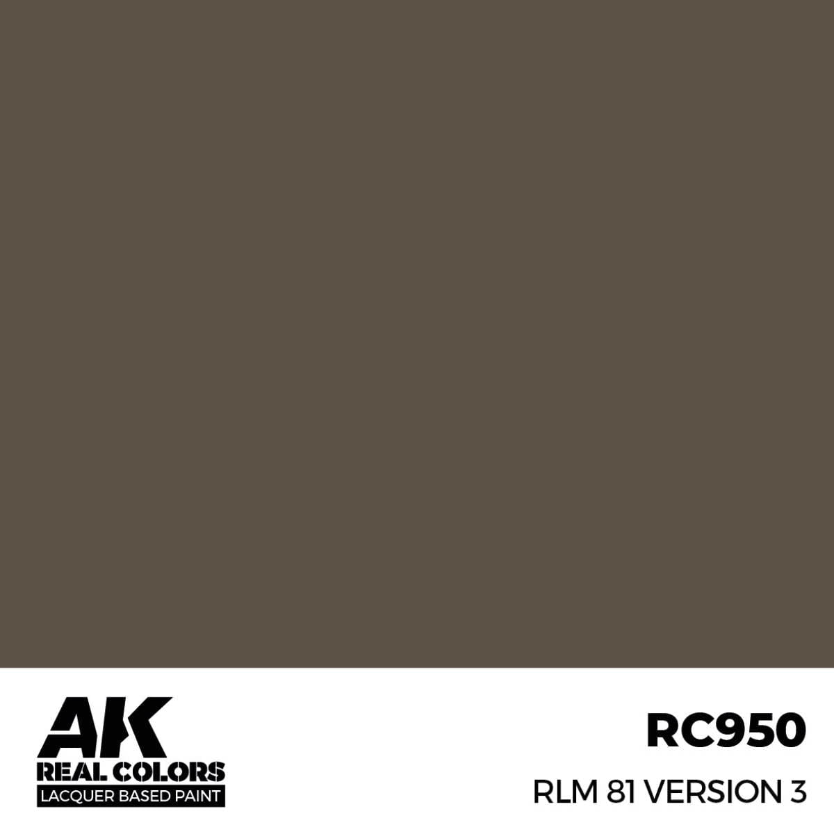 AK Interactive Paint AK Interactive RC950 Real Colors RLM 81 Version 3 Paint 17ml