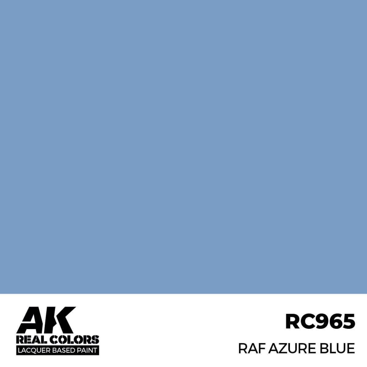 AK Interactive Paint AK Interactive RC965 Real Colors RAF Azure Blue Paint 17ml
